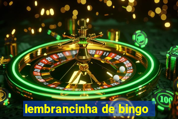 lembrancinha de bingo